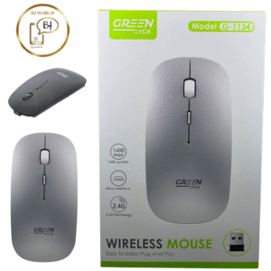 SOURIS SANS FIL GREEN LYCA G1134 - FACILE À INSTALLER, PLUG AND PLAY