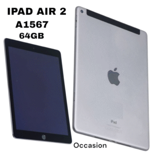 iPad Air 2 A1567 64 Go Gris sidéral Tablette Wi-Fi - 4G Débloqué GSM-OCCASION