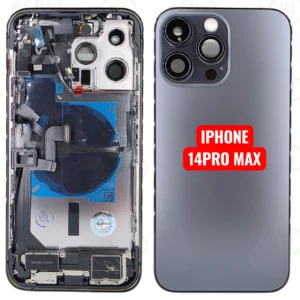 Chassis Iphone 14 Pro Max Avec Toutes Les Petites Pièces RECONDITIONNE-NOIR