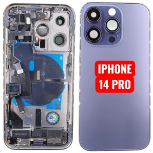 Chassis Iphone 14 Pro Avec Toutes Les Petites Pièces RECONDITIONNE-Violet