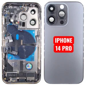 Chassis Iphone 14 Pro Avec Toutes Les Petites Pièces RECONDITIONNE-NOIR