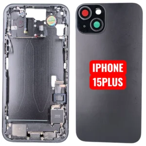 Chassis Iphone 15 PLUS Avec Toutes Les Petites Pièces RECONDITIONNE-NOIR