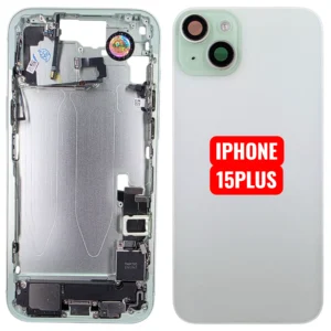 Chassis Iphone 15 PLUS Avec Toutes Les Petites Pièces RECONDITIONNE-VERT