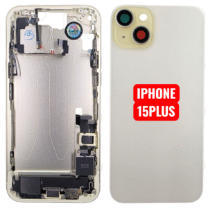 Chassis Iphone 15 PLUS Avec Toutes Les Petites Pièces RECONDITIONNE-JAUNE