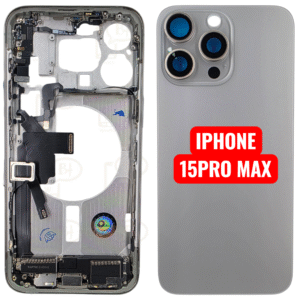 Chassis Iphone 15 PRO MAX Avec Toutes Les Petites Pièces RECONDITIONNE-TITANE NATUREL