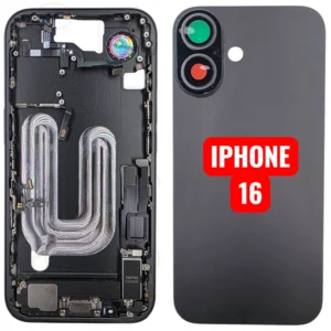 Chassis Iphone 16 Avec Toutes Les Petites Pièces RECONDITIONNE-NOIR