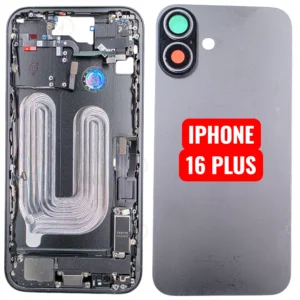 Chassis Iphone 16 PLUS Avec Toutes Les Petites Pièces RECONDITIONNE-NOIR